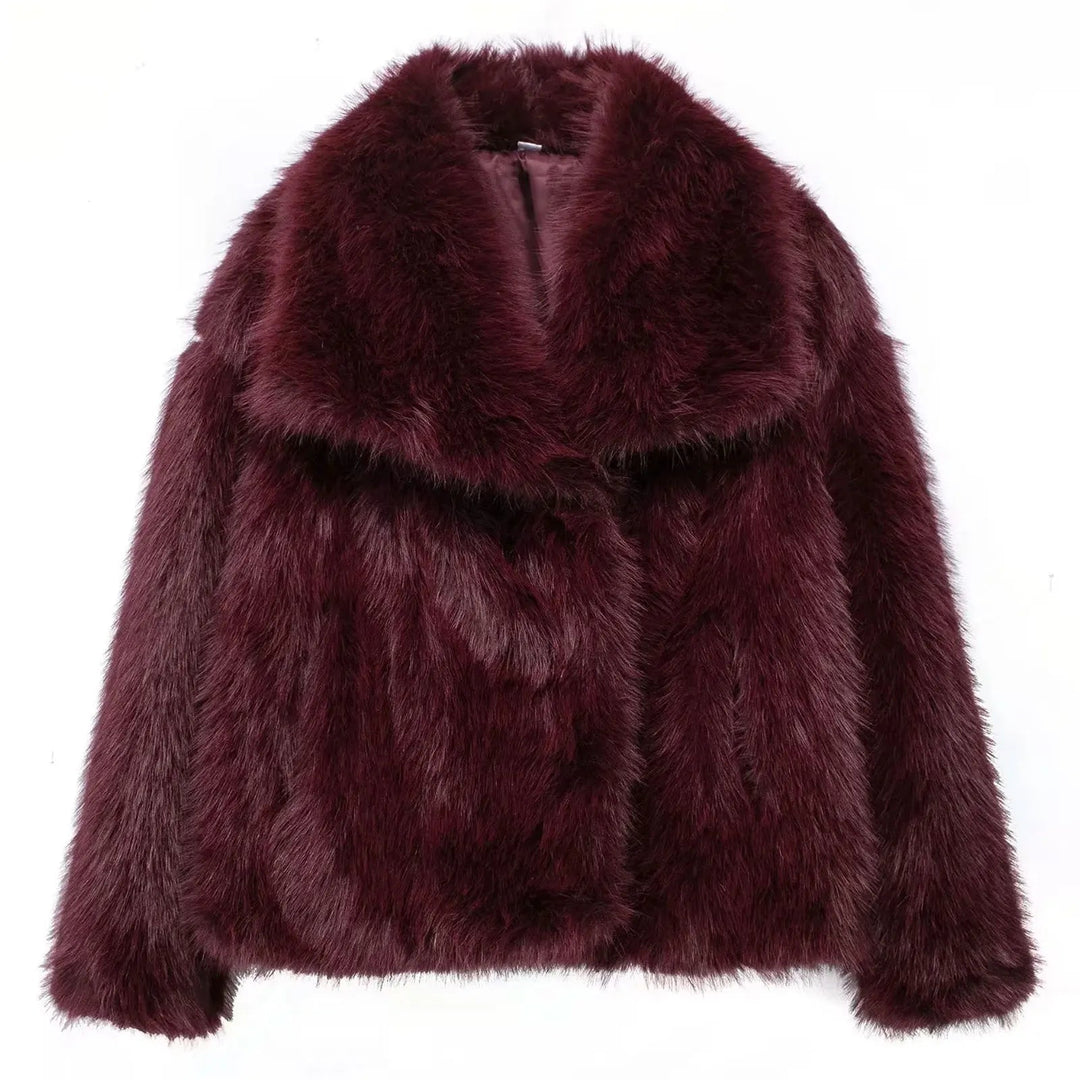 Elegant Faux Fur Coat | Women's Winter Coat