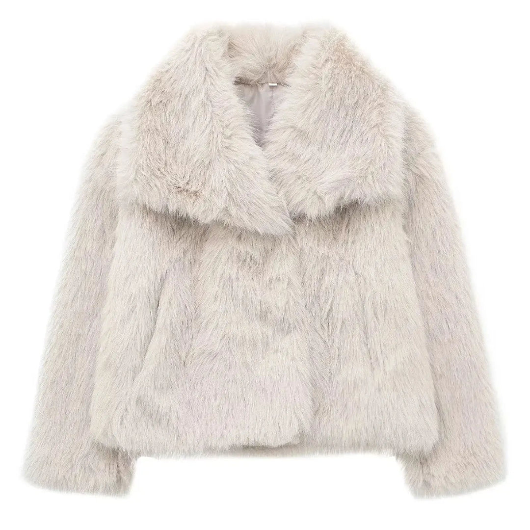 Elegant Faux Fur Coat | Women's Winter Coat