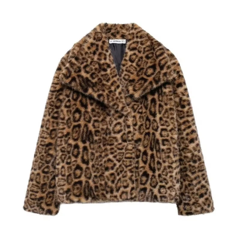 Elegant Faux Fur Coat | Women's Winter Coat