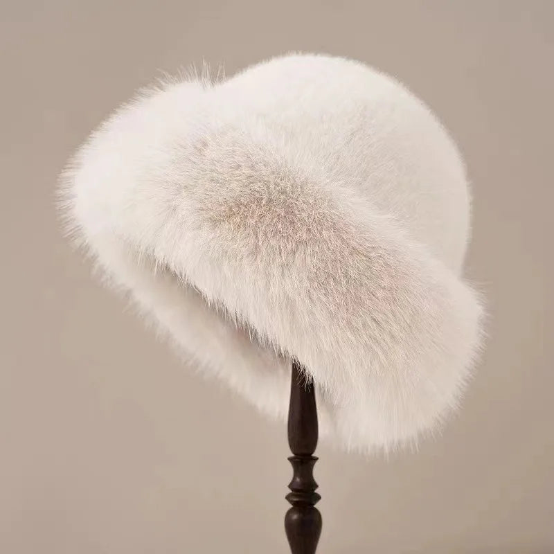 Elegant Faux Fur Hat for Women | Winter Fashion Accessory