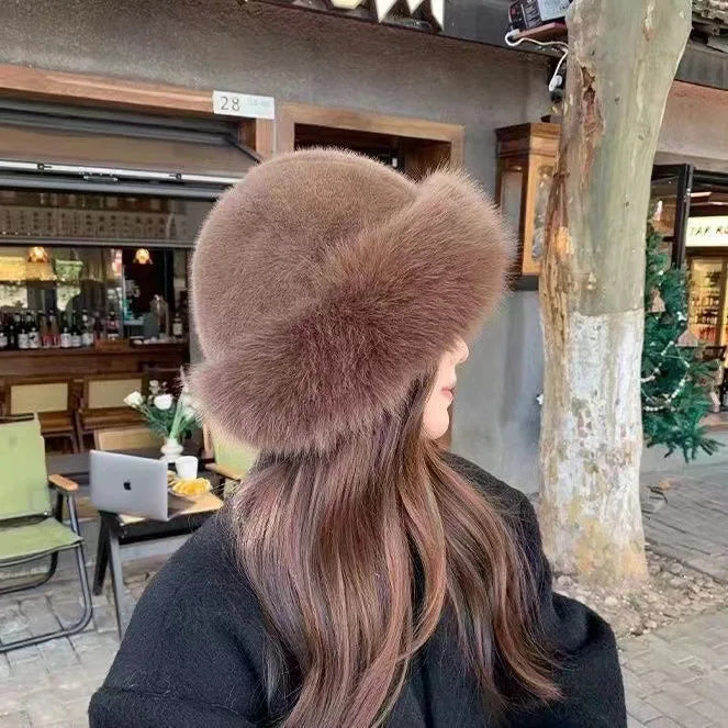 Elegant Faux Fur Hat for Women | Winter Fashion Accessory