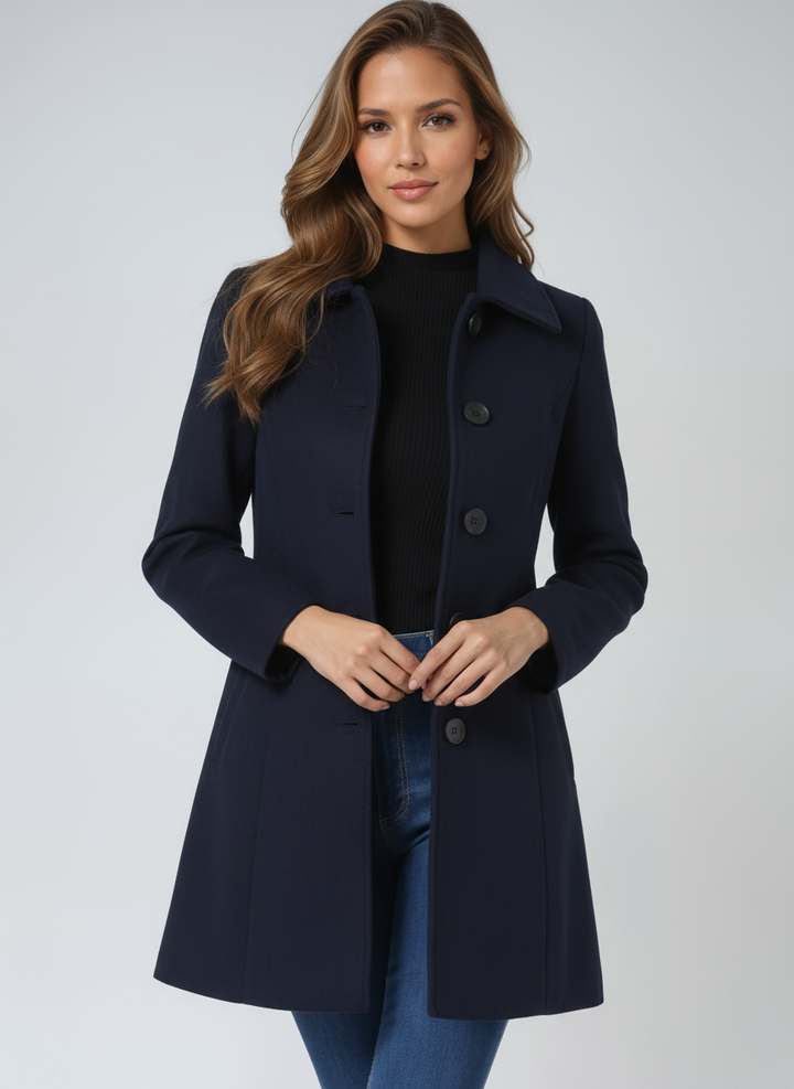 Elegant Fit and Flare Jacket | Women's Coats