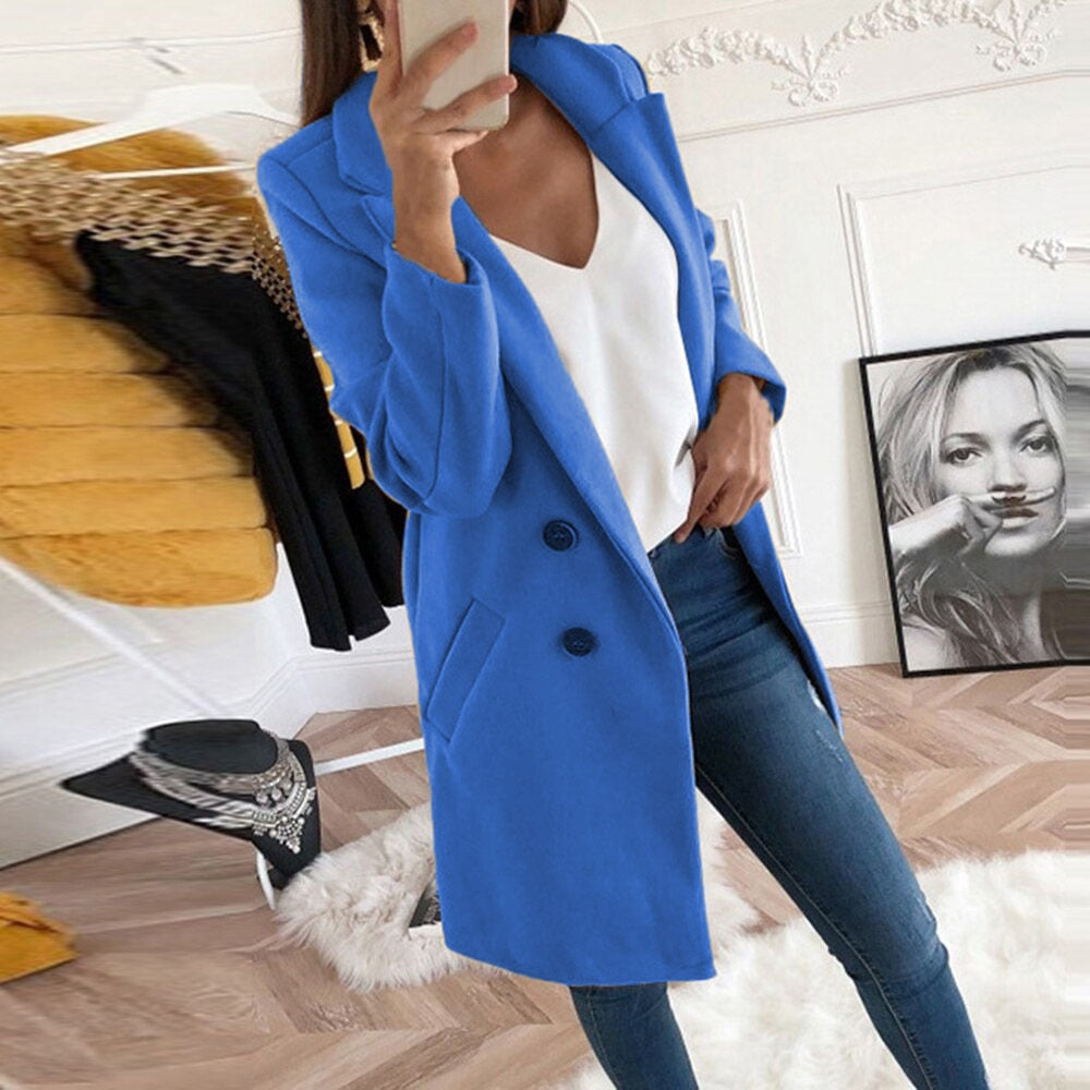 Elegant Jazz Coat | Women's Coat with Chic Design
