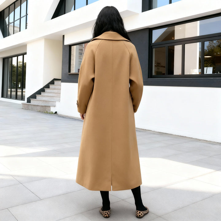 Elegant Long Coat | Women's Waterproof Winter Coat