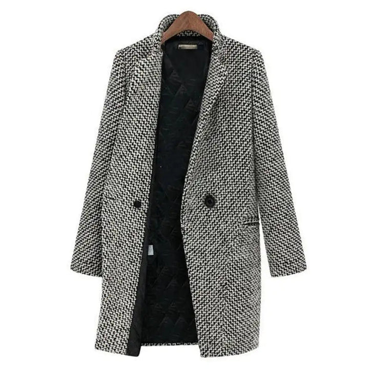 Elegant Long Midi Coat | Women's Winter Coats