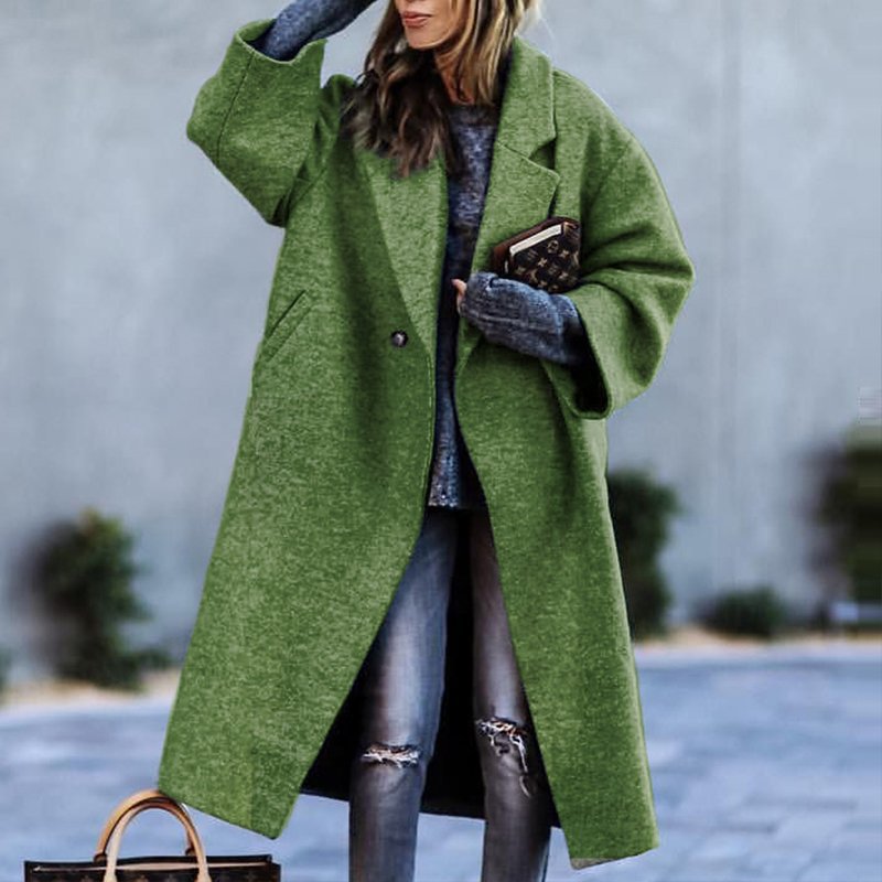 Elegant Long Puffer Coat | Women's Winter Coat