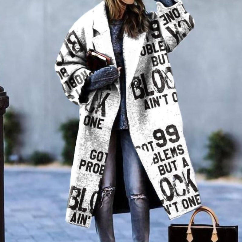 Elegant Long Puffer Coat | Women's Winter Coat