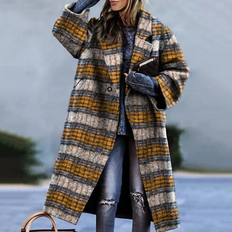 Elegant Long Puffer Coat | Women's Winter Coat