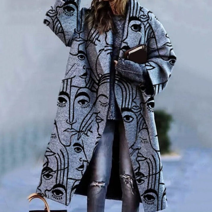Elegant Long Puffer Coat | Women's Winter Coat