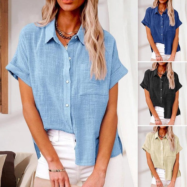 Elegant Loose Fit Blouse | Summer Tops for Women
