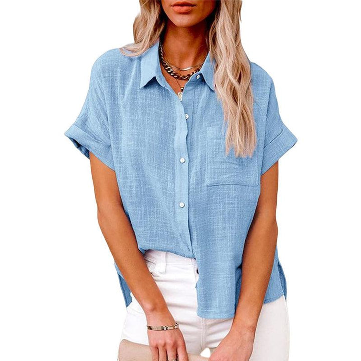 Elegant Loose Fit Blouse | Summer Tops for Women