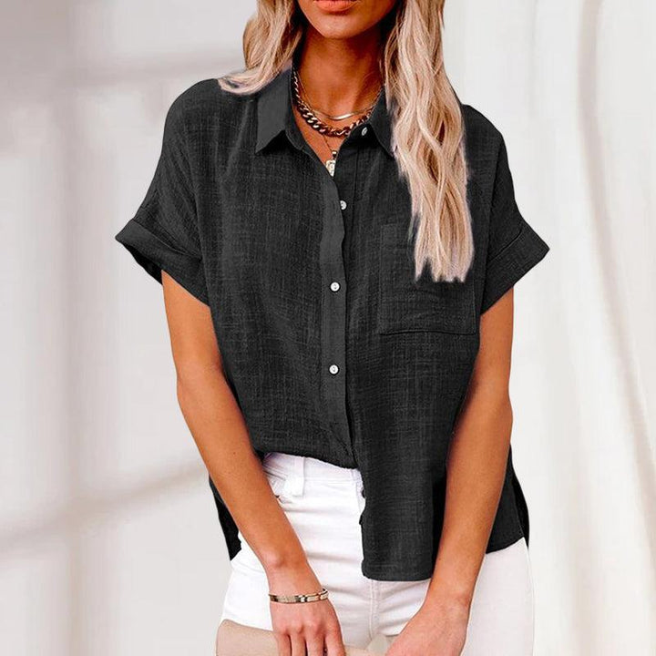 Elegant Loose Fit Blouse | Summer Tops for Women