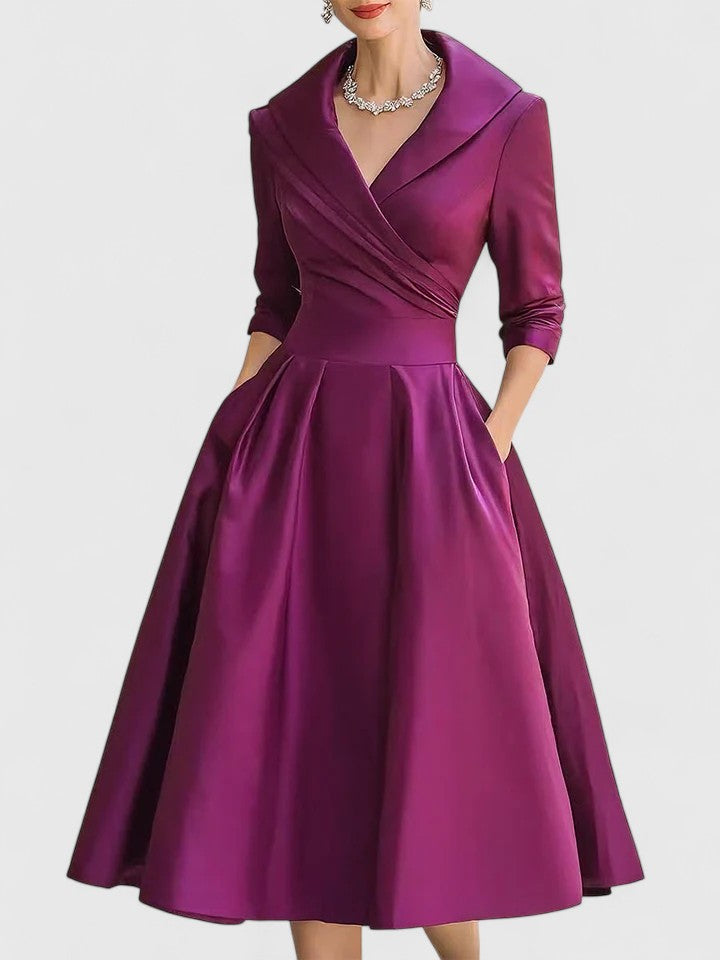 Elegant Midi Dress | Women's Formal Dresses
