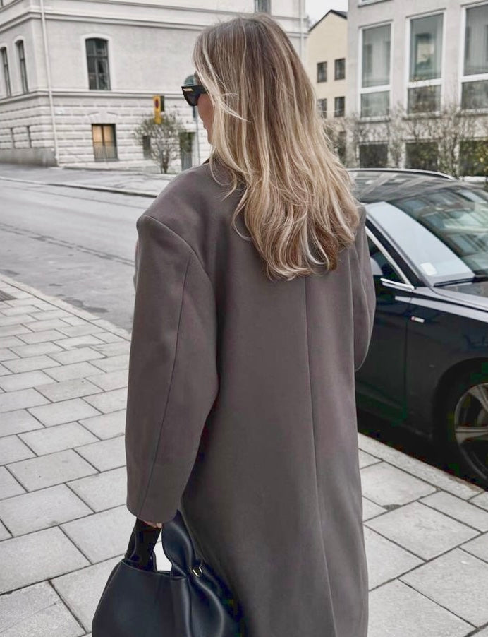 Elegant Oversized Trench Coat Women | Stylish Long Jacket