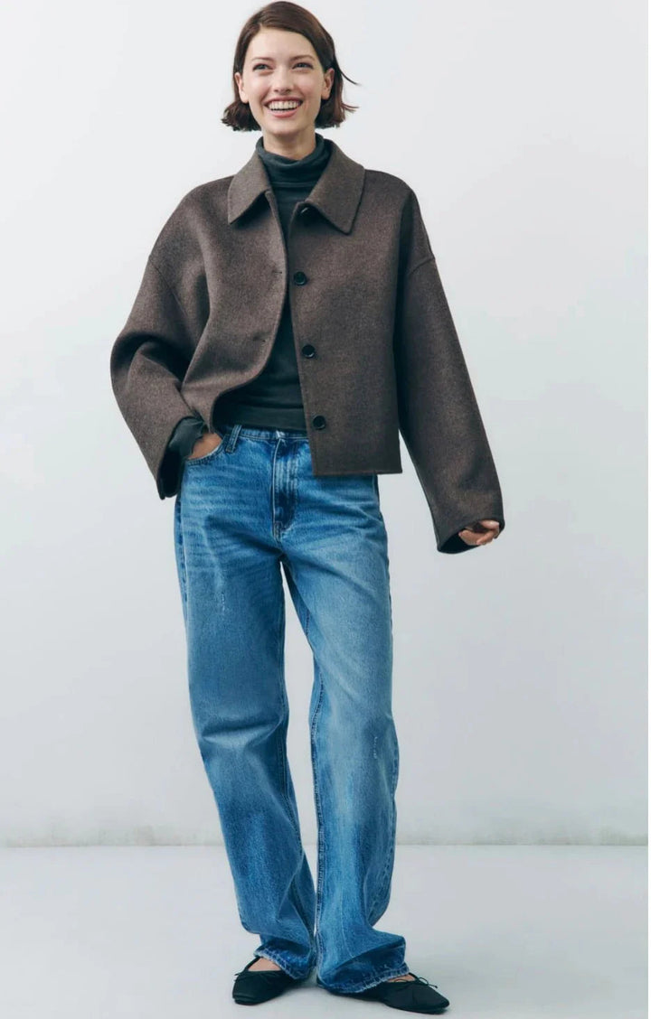 Elegant Oversized Women's Jacket | Women's Coats