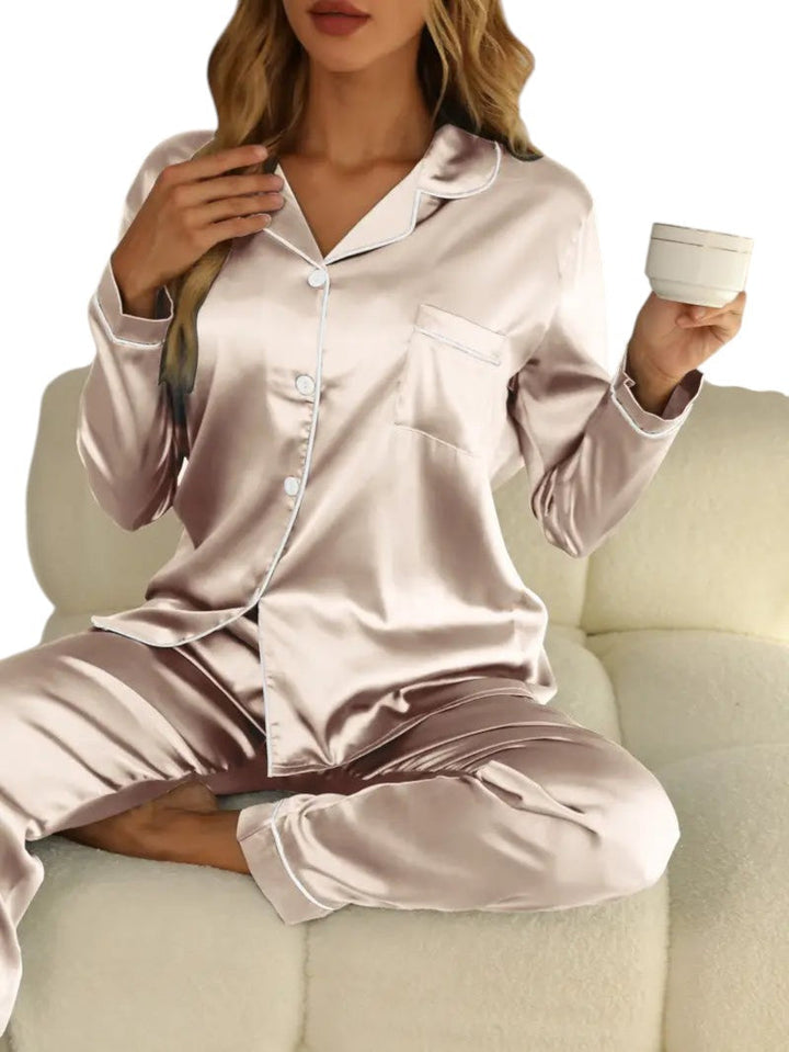 Elegant Satin Pajama Set | Best Pajamas for Women