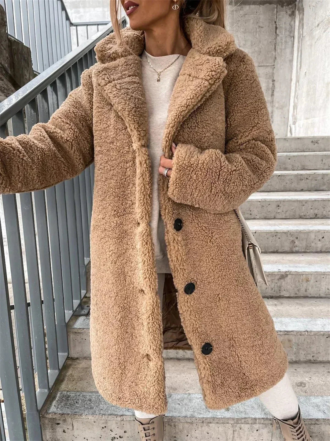 Elegant Teddy Jacket | Women's Outerwear