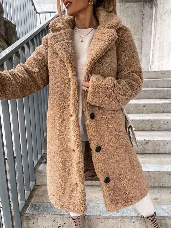 Elegant Teddy Jacket | Women's Outerwear