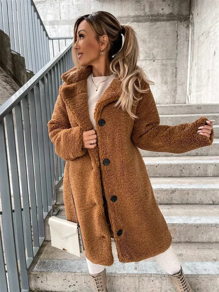 Elegant Teddy Jacket | Women's Outerwear