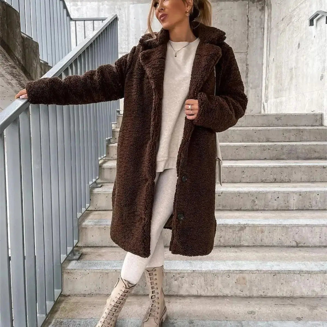 Elegant Teddy Jacket | Women's Outerwear