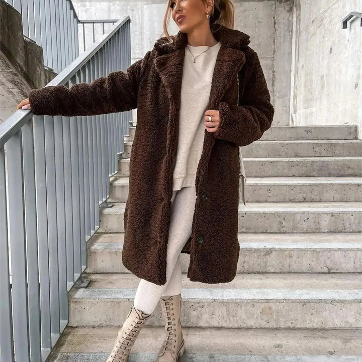 Elegant Teddy Jacket | Women's Outerwear