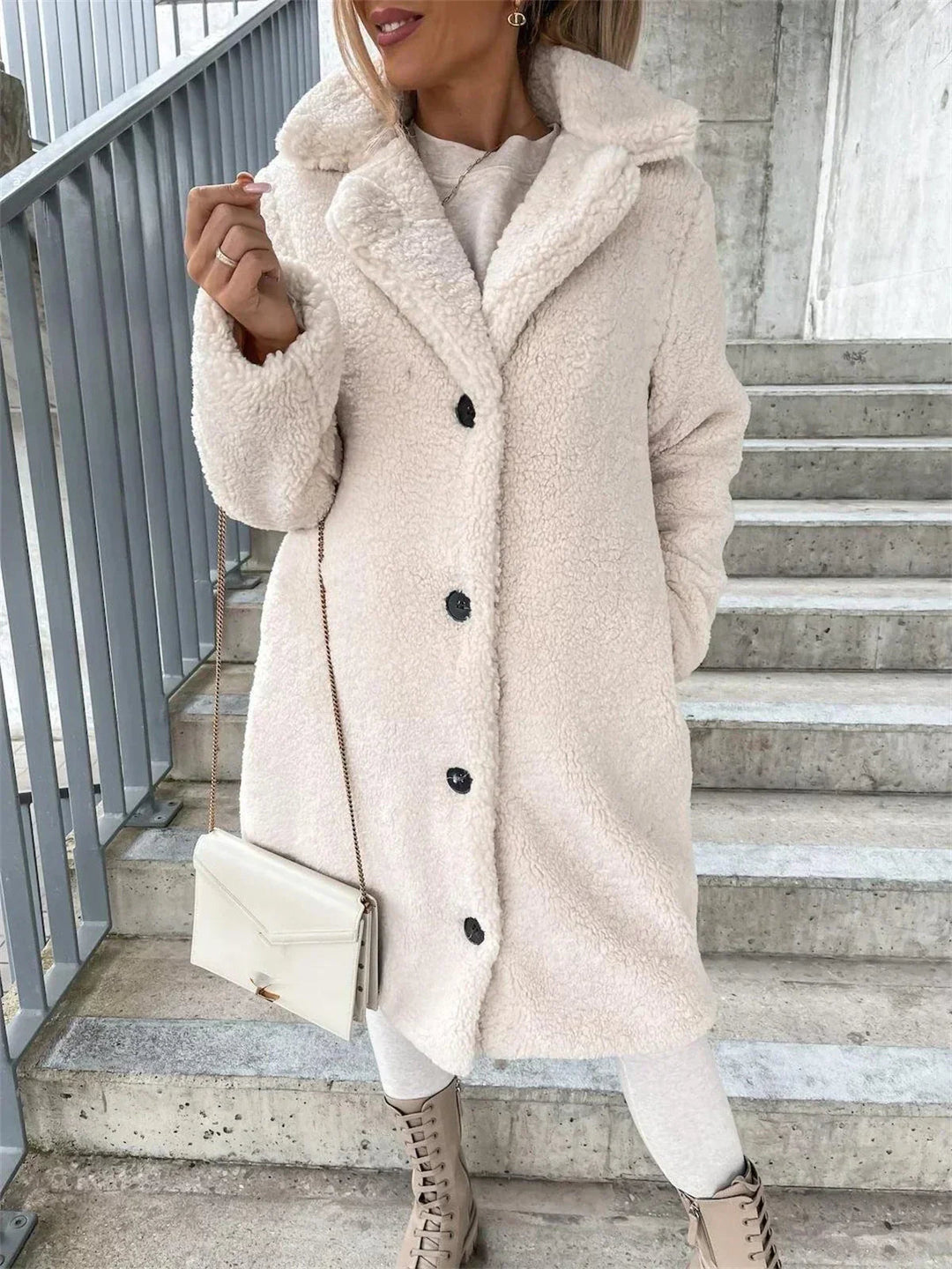 Elegant Teddy Jacket | Women's Outerwear