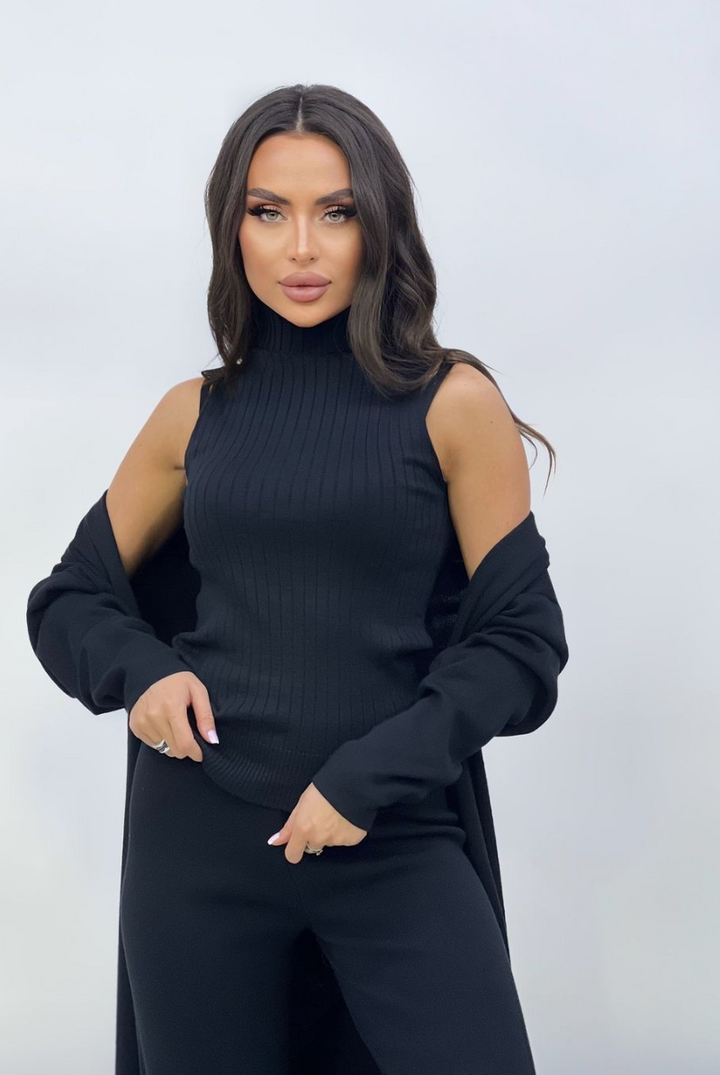 Elegant Three-Piece Set | Women's Clothing Ensemble