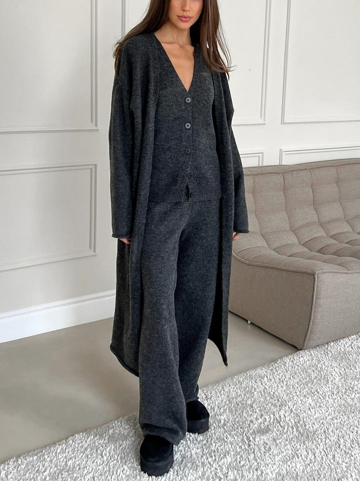 Elegant Three-Piece Women's Set | Fashion Ensemble