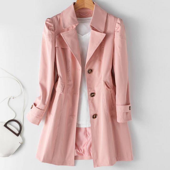 Elegant Trench Coat | Women's Coat Fashion Outerwear