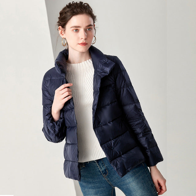 Elegant Ultra Light Down Jacket | Stylish Outerwear