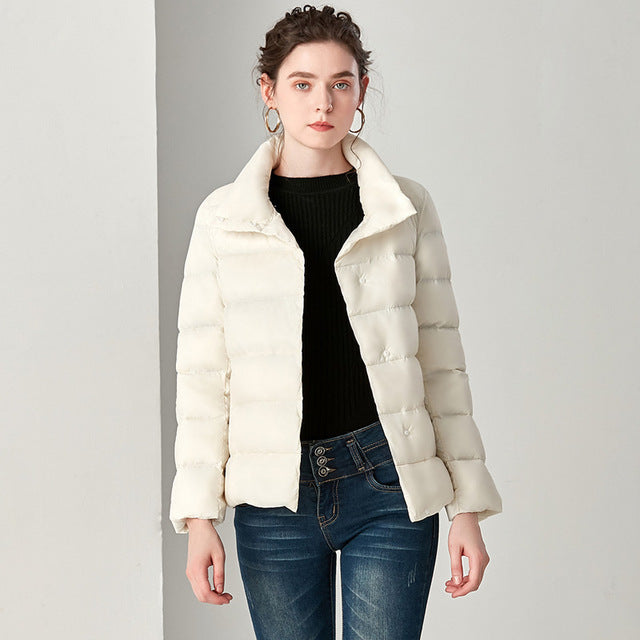 Elegant Ultra Light Down Jacket | Stylish Outerwear