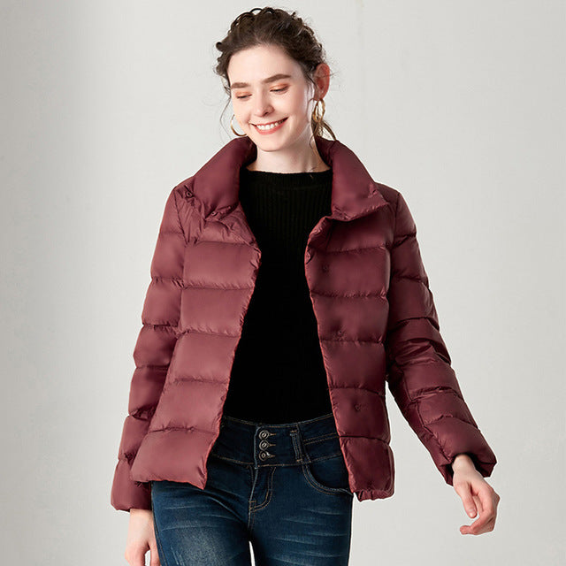 Elegant Ultra Light Down Jacket | Stylish Outerwear