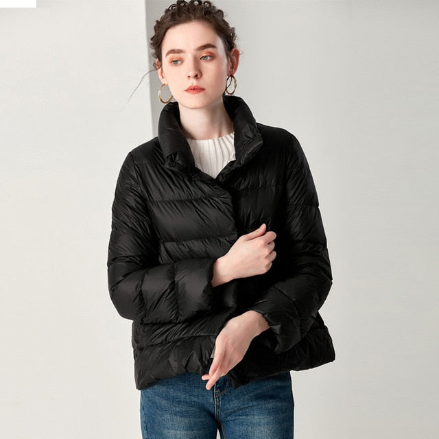 Elegant Ultra Light Down Jacket | Stylish Outerwear
