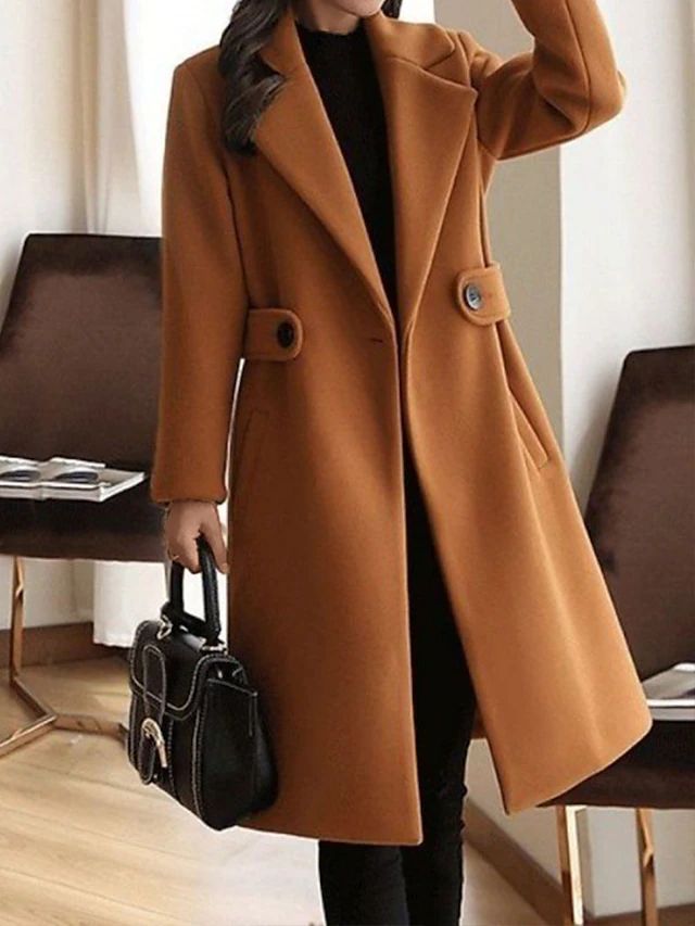 Elegant Winter Overcoat | Women's Coat for Cold Weather