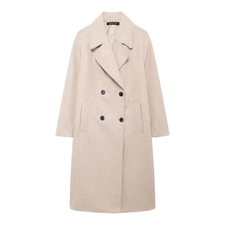 Elegant Women's Long Coat | Autumn Fashion Outerwear