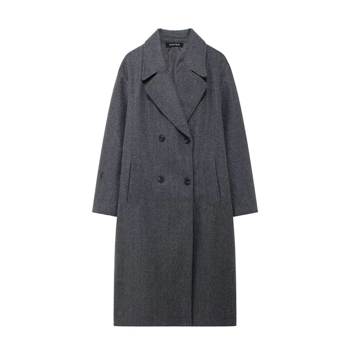 Elegant Women's Long Coat | Autumn Fashion Outerwear