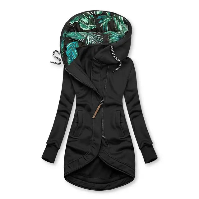 Elegant Women's Windproof Winter Jacket | Women's Coats