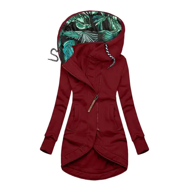 Elegant Women's Windproof Winter Jacket | Women's Coats