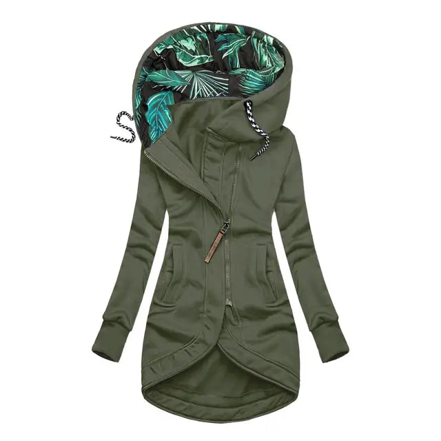 Elegant Women's Windproof Winter Jacket | Women's Coats