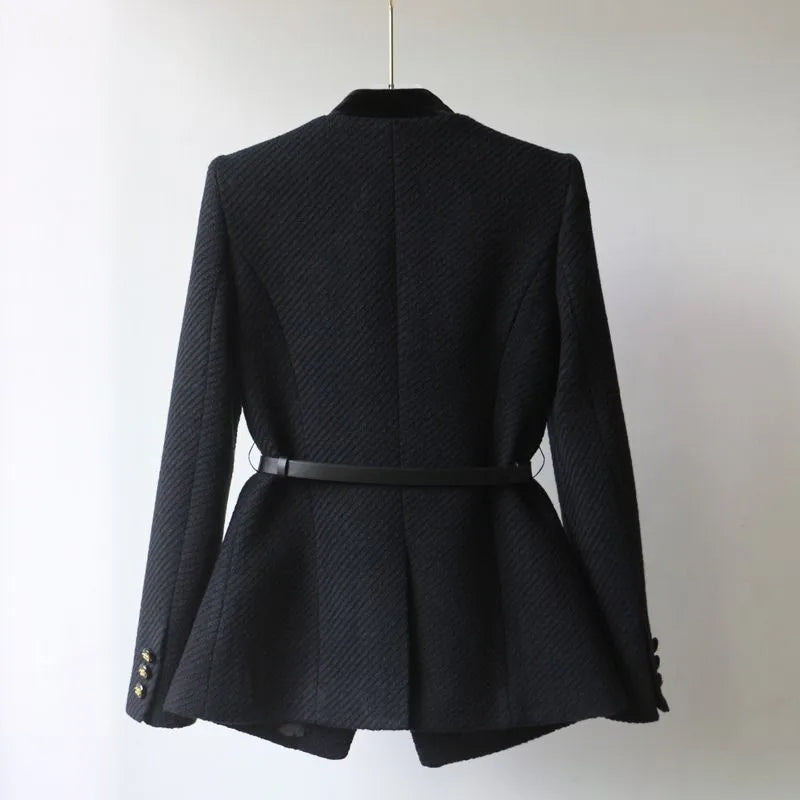 Elegant Women's Wool Coat | Mid-Length Winter Coat