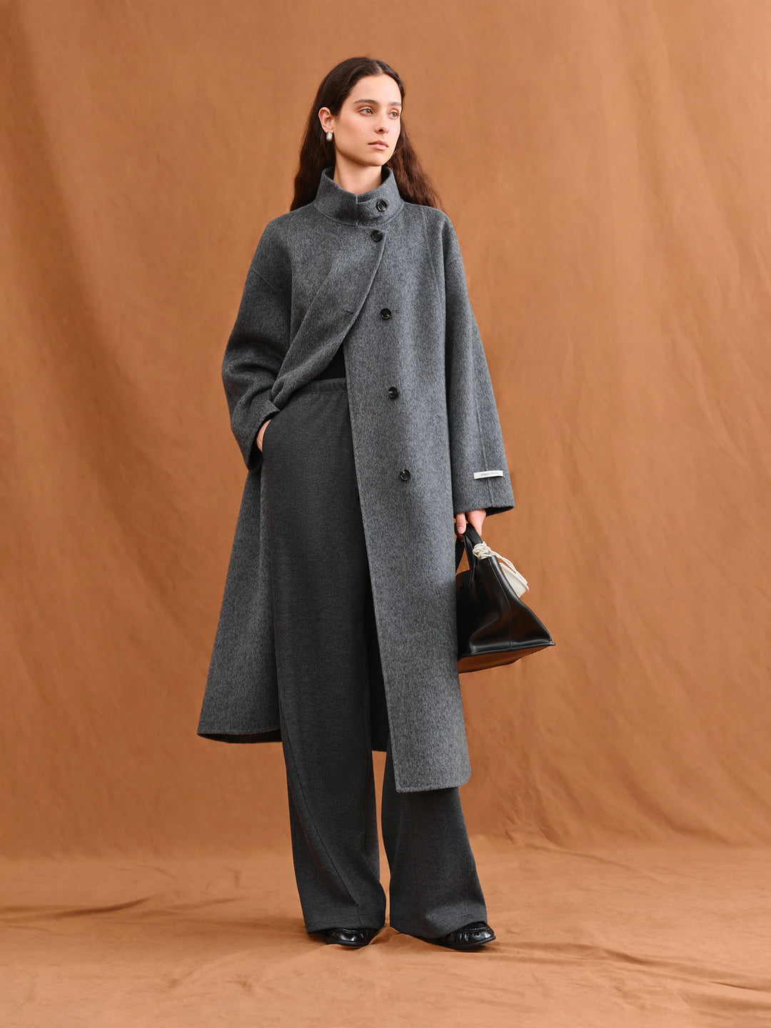 Elegant Women's Wool Long Coat | Winter Coats Women