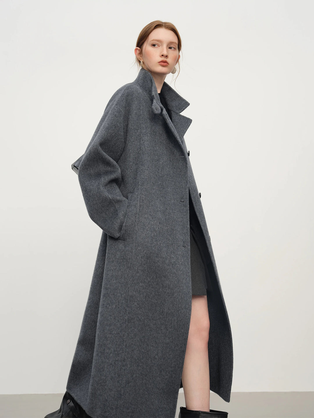 Elegant Women's Wool Long Coat | Winter Coats Women