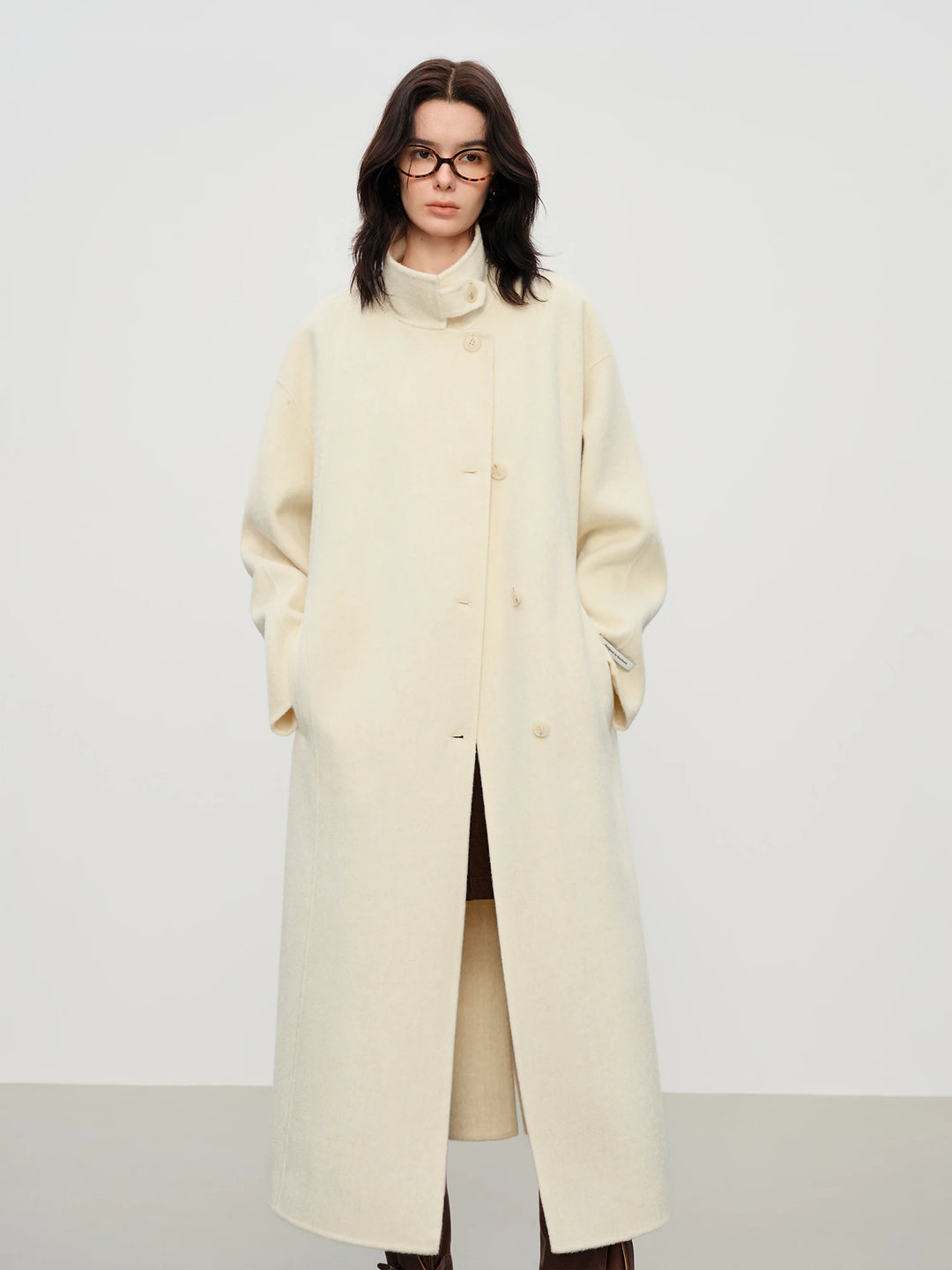 Elegant Women's Wool Long Coat | Winter Coats Women