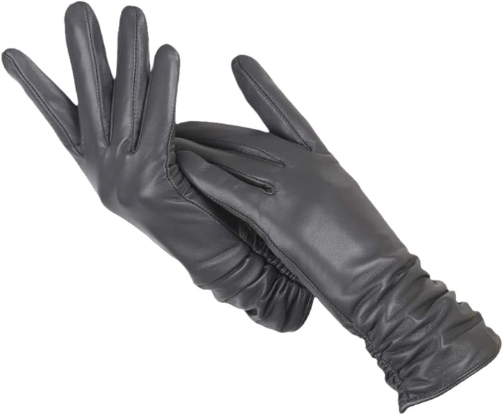 Elise | Women's Classic Leather Winter Gloves