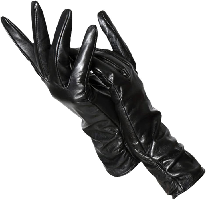 Elise | Women's Classic Leather Winter Gloves