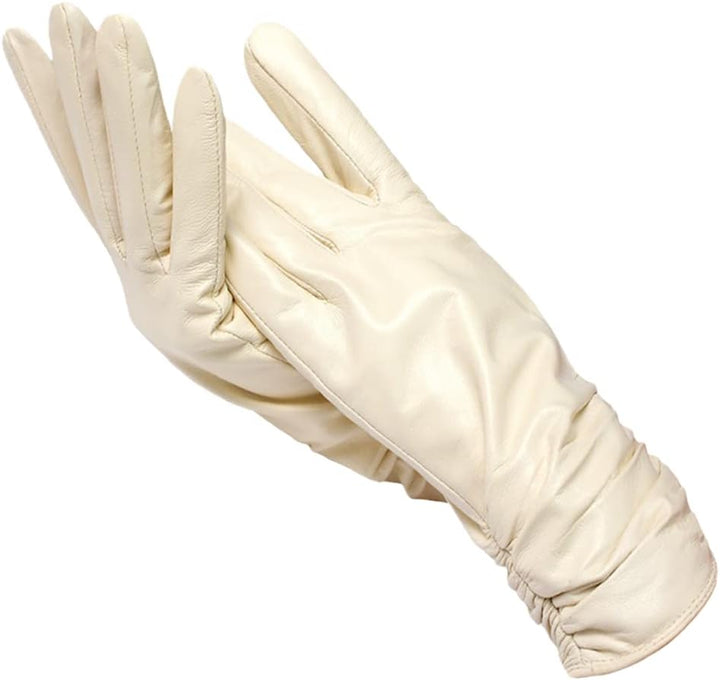 Elise | Women's Classic Leather Winter Gloves