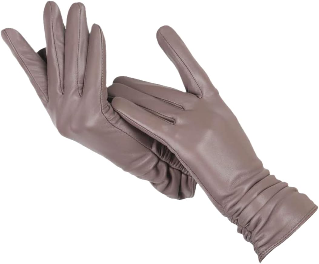 Elise | Women's Classic Leather Winter Gloves