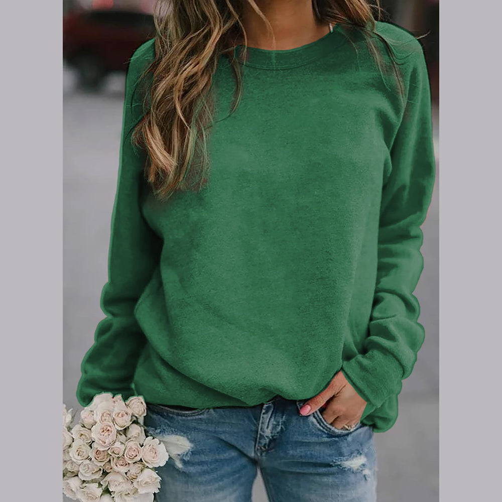 Eliza | Crew Neck Sweatshirt for Fall Fashion