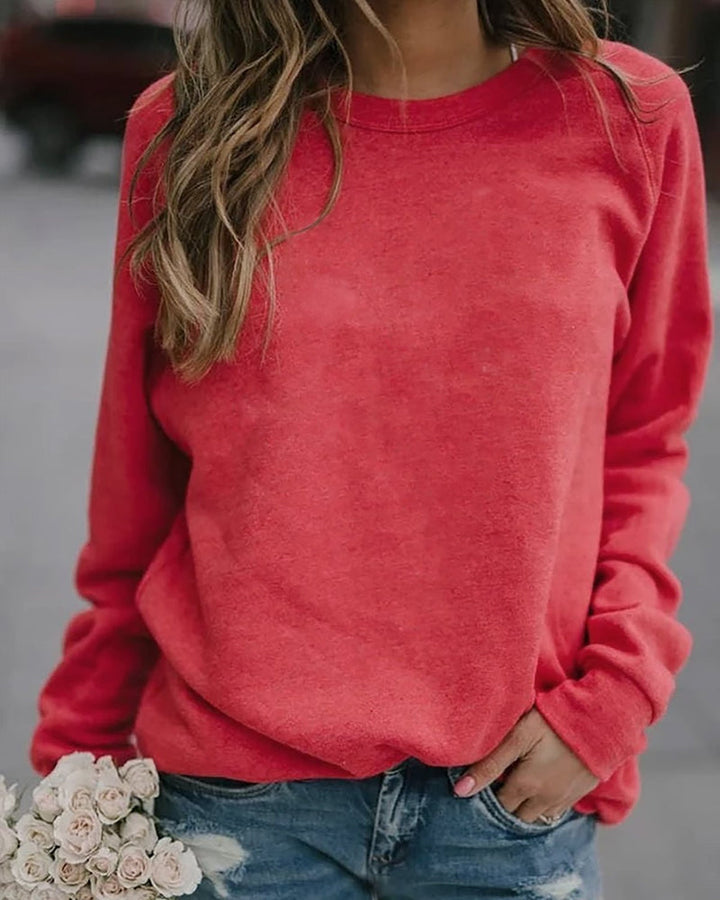 Eliza | Crew Neck Sweatshirt for Fall Fashion