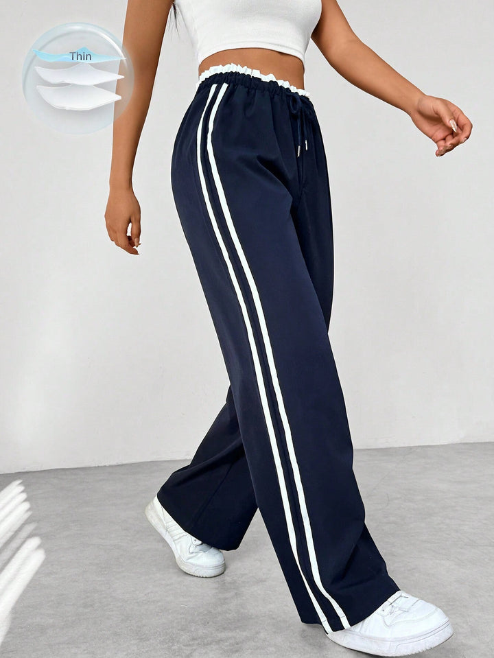 Ella Sporty Oversized Pants | Wide-Leg Trousers 0